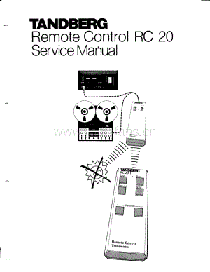 tandberg rc-20-servicemanual 维修电路原理图.PDF