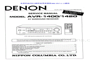 DENON AVR-1400-1420使用说明书.pdf