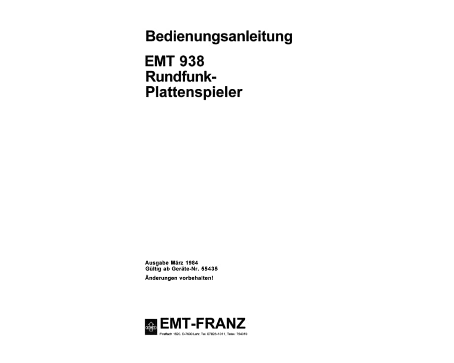 EMT_938黑胶唱机维修手册.pdf_第2页