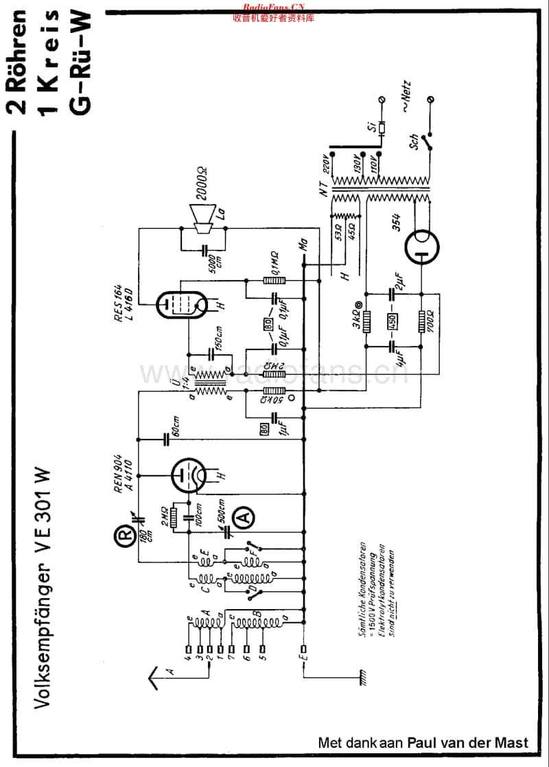 Volksontvanger_VE301W维修电路原理图.pdf_第1页