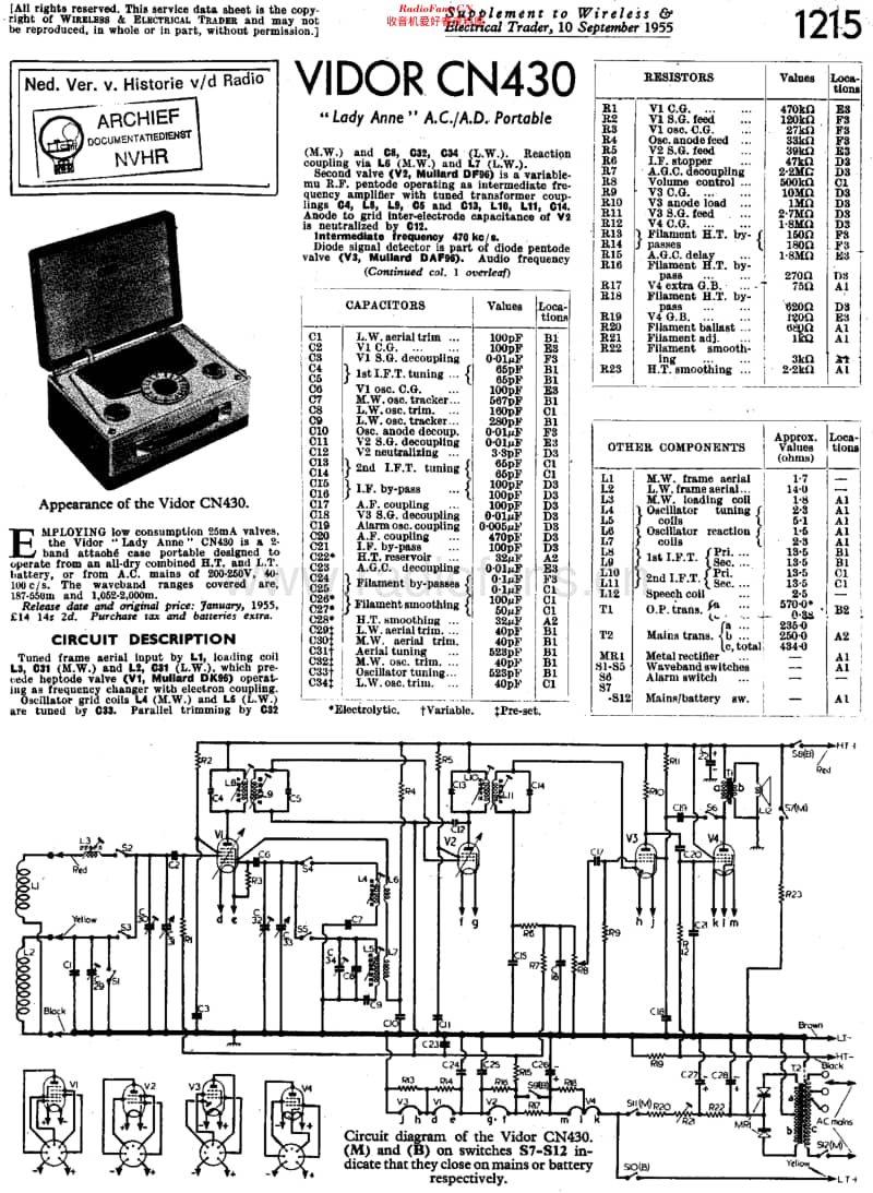 Vidor_CN430维修电路原理图.pdf_第1页