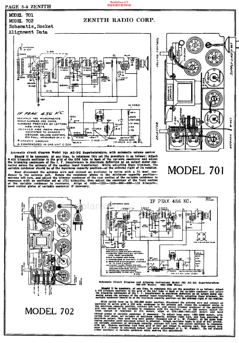 Zenith_702维修电路原理图.pdf_第2页