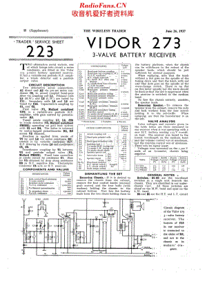 Vidor_273维修电路原理图.pdf