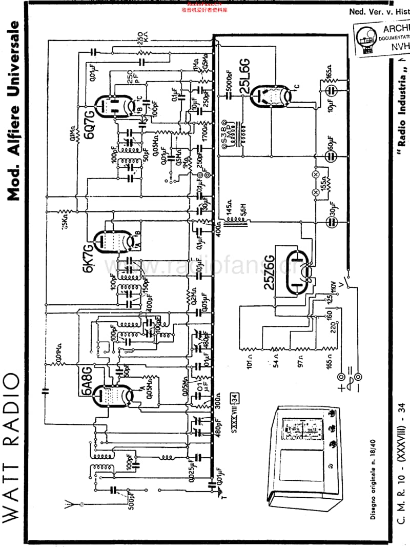 WattRadio_AlfiereUniversale维修电路原理图.pdf_第1页