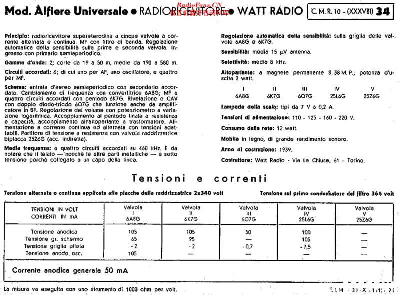WattRadio_AlfiereUniversale维修电路原理图.pdf_第2页