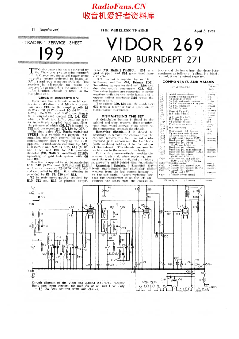 Vidor_269维修电路原理图.pdf_第1页