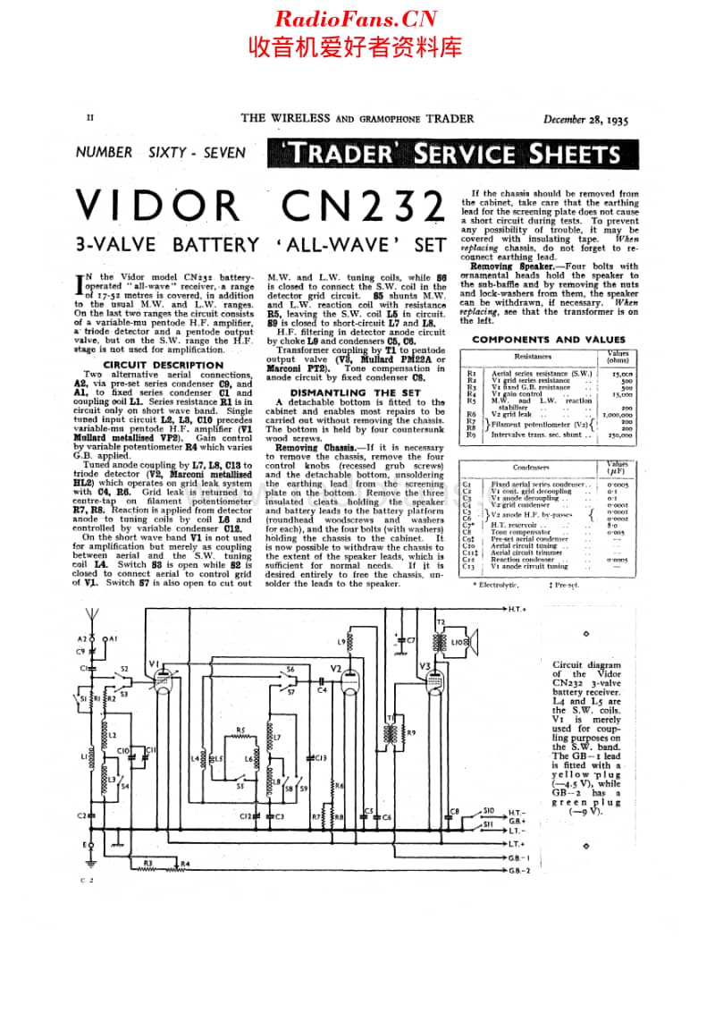 Vidor_CN232维修电路原理图.pdf_第1页