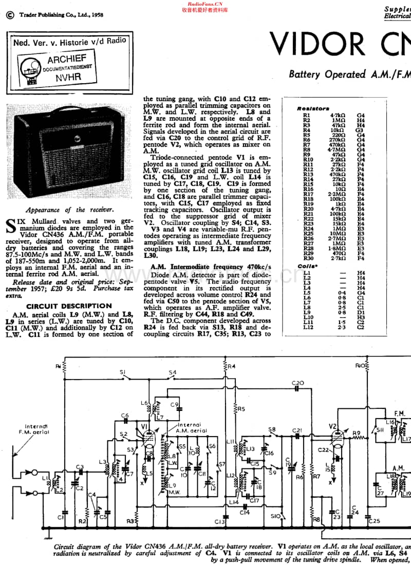 Vidor_CN436维修电路原理图.pdf_第1页