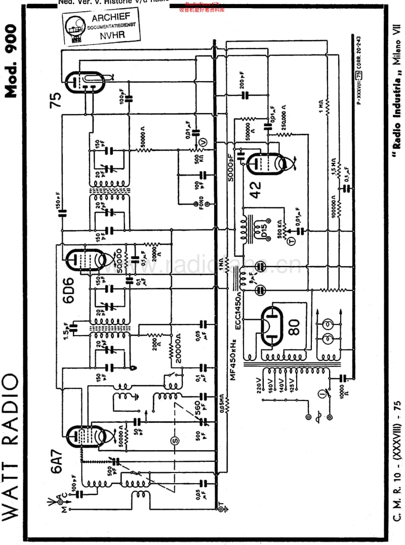 WattRadio_900维修电路原理图.pdf_第1页