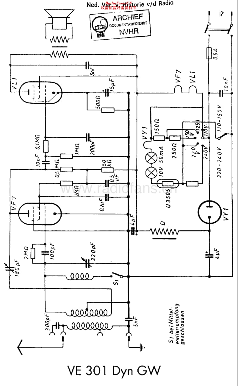 Volksontvanger_VE301GWdyn维修电路原理图.pdf_第1页