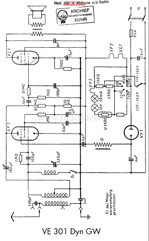 Volksontvanger_VE301GWdyn维修电路原理图.pdf