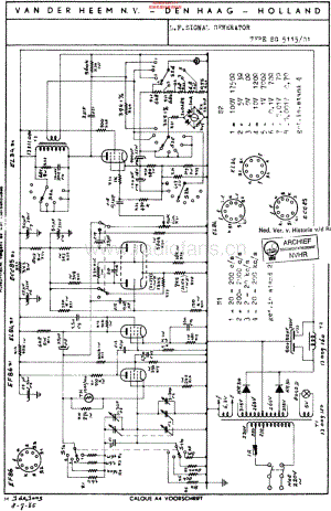 VanDerHeem_5115维修电路原理图.pdf