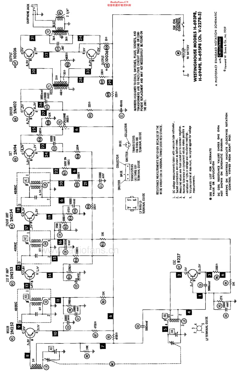 Westinghouse_H693P8维修电路原理图.pdf_第3页