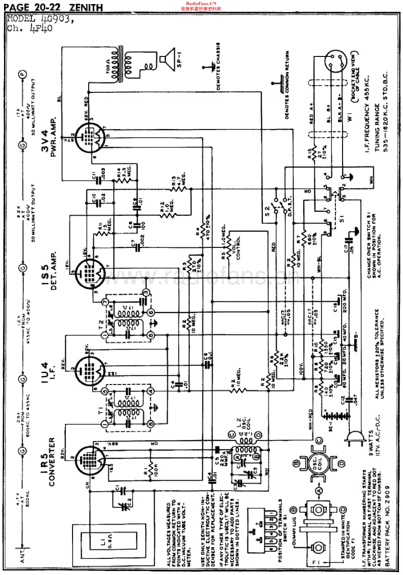 Zenith_4G903维修电路原理图.pdf_第3页