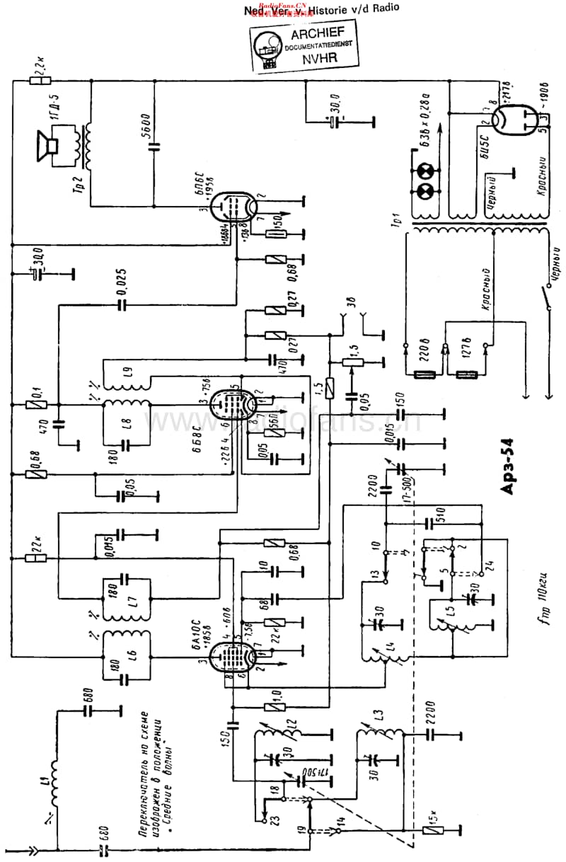 USSR_ARZ54维修电路原理图.pdf_第1页