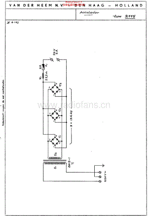 VanDerHeem_2115维修电路原理图.pdf