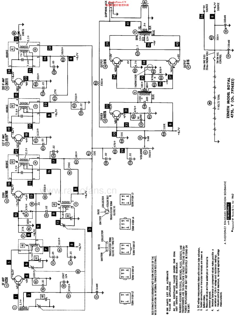 Zenith_Royal475维修电路原理图.pdf_第2页