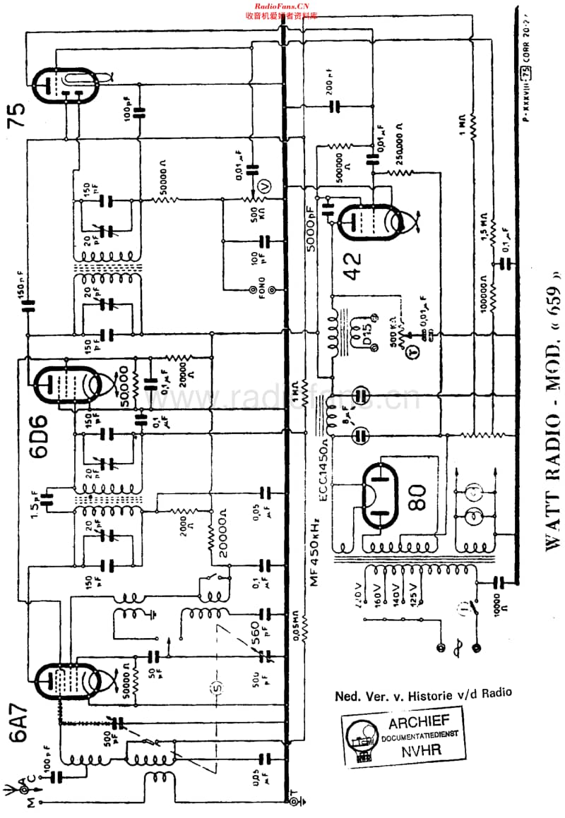WattRadio_659维修电路原理图.pdf_第1页
