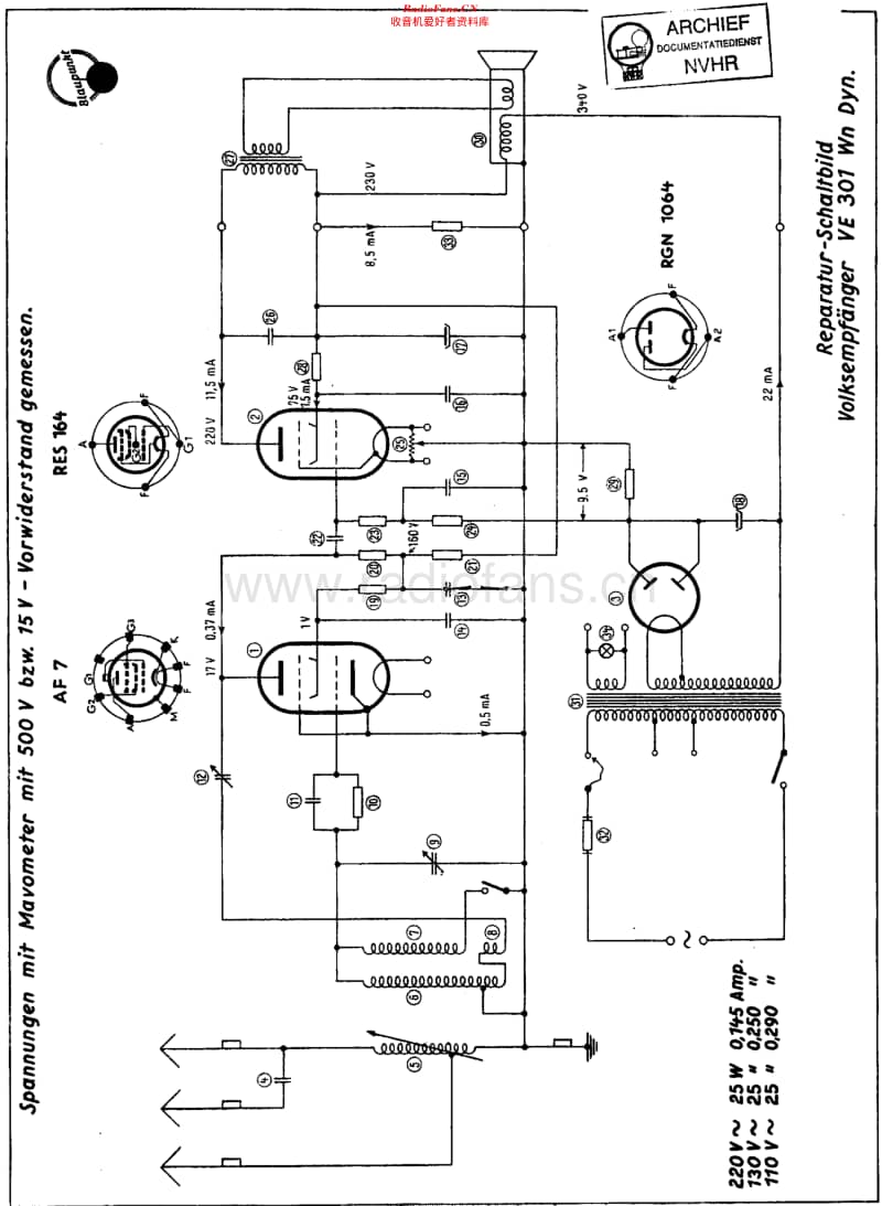 Volksontvanger_VE301WDyn维修电路原理图.pdf_第1页