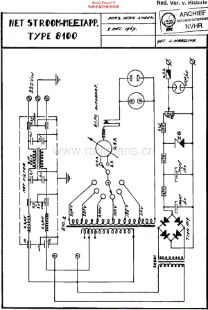 VanDerHeem_8100维修电路原理图.pdf