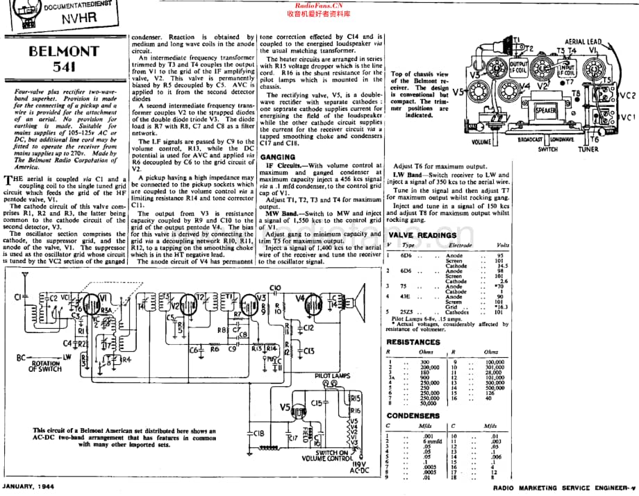 Belmont_541维修电路原理图.pdf_第1页