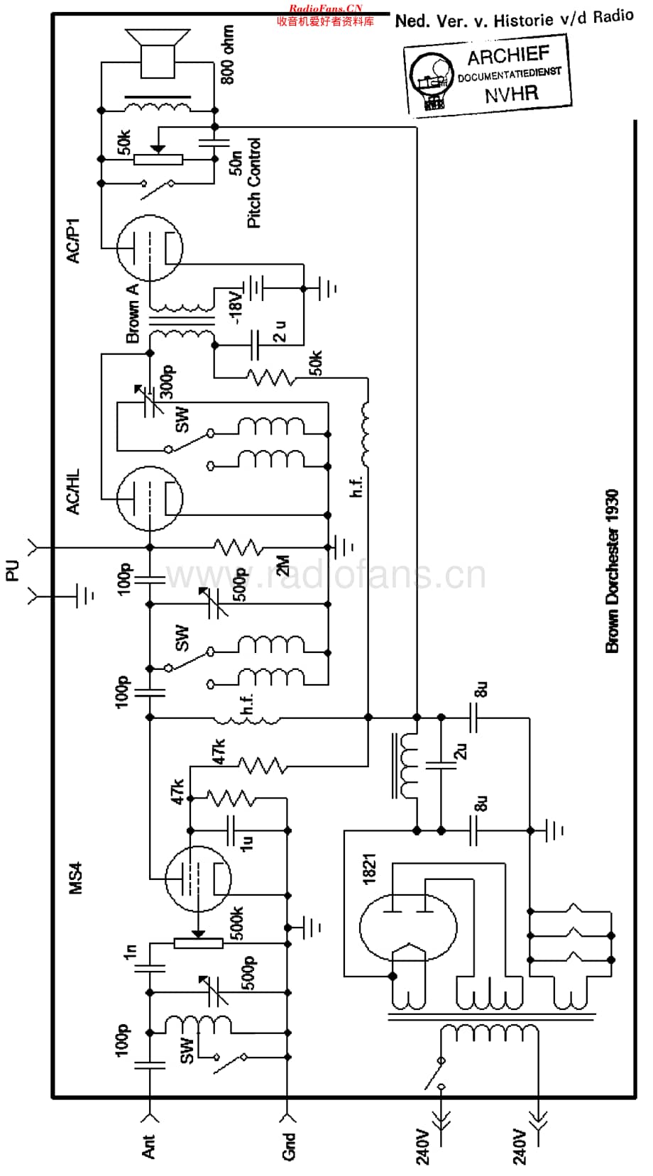 Brown_Dorchester维修电路原理图.pdf_第1页