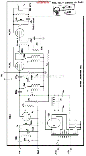 Brown_Dorchester维修电路原理图.pdf