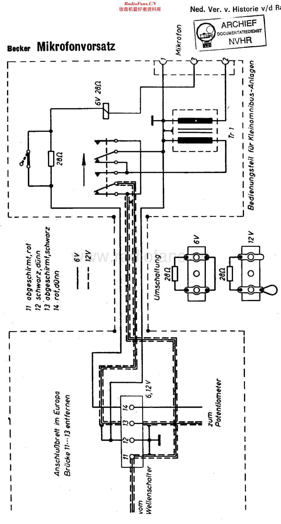 Becker_Mikrofonvorsatz维修电路原理图.pdf_第1页