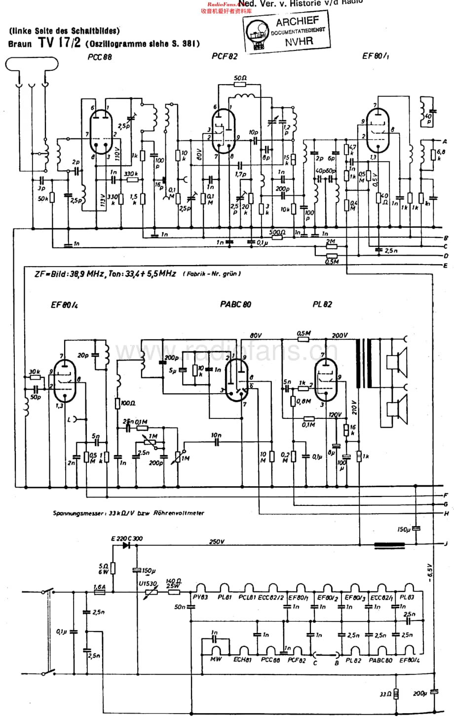 Braun_TV17-2维修电路原理图.pdf_第1页