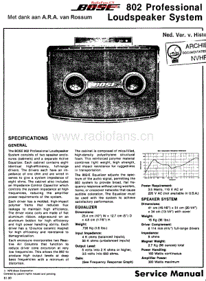 Bose_802维修电路原理图.pdf