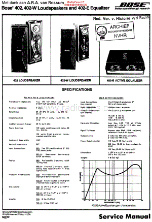 Bose_402维修电路原理图.pdf