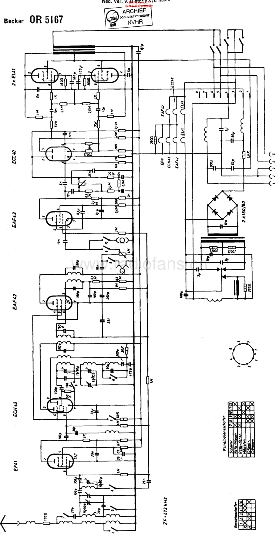 Becker_OR5167维修电路原理图.pdf_第1页