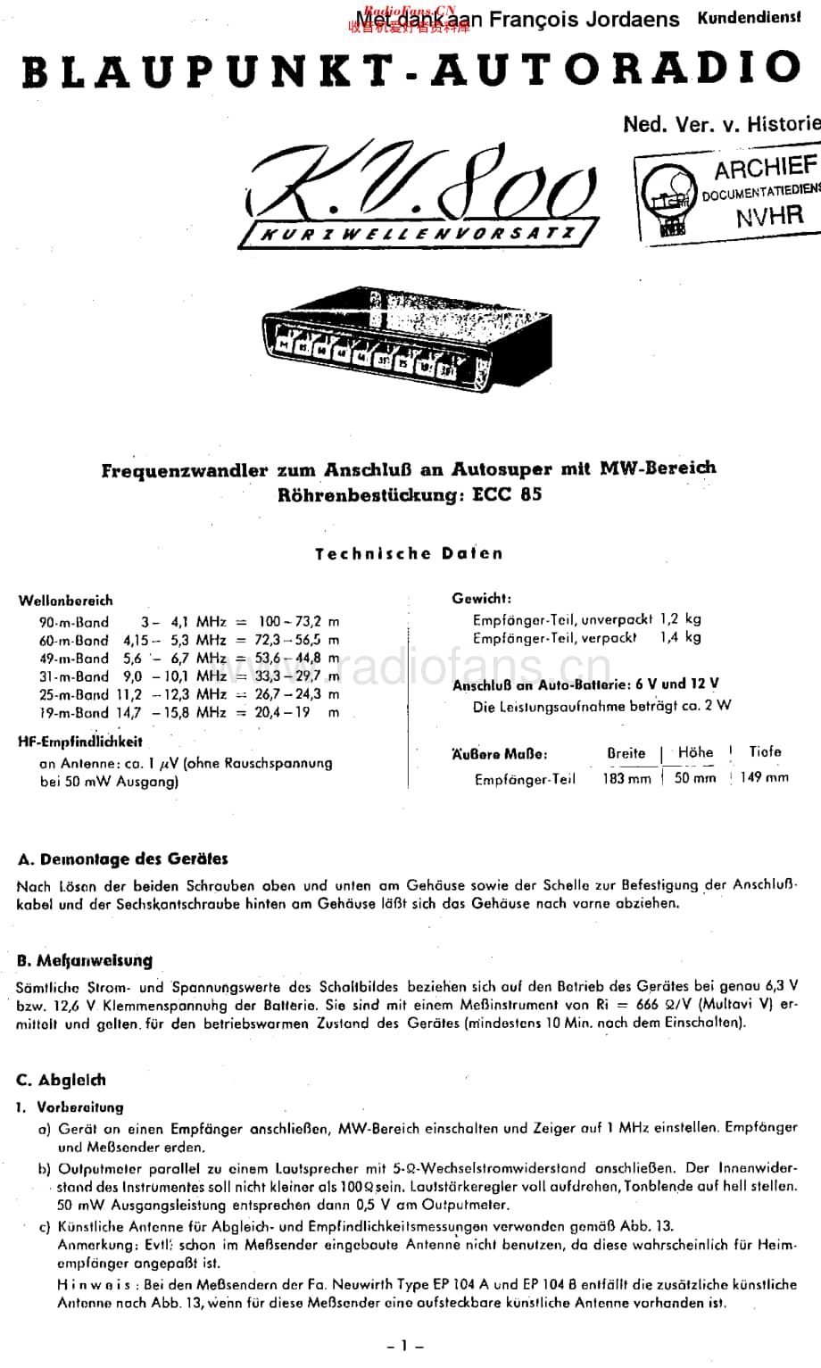 Blaupunkt_KV800维修电路原理图.pdf_第1页