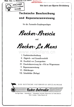 Becker_Brescia维修电路原理图.pdf