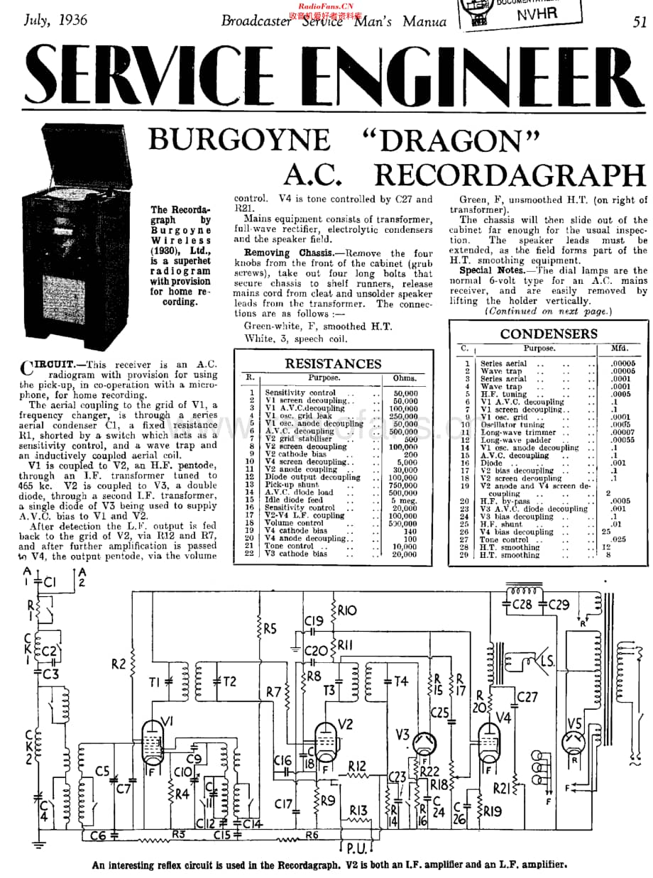 Burgoyne_Recordagraph维修电路原理图.pdf_第1页