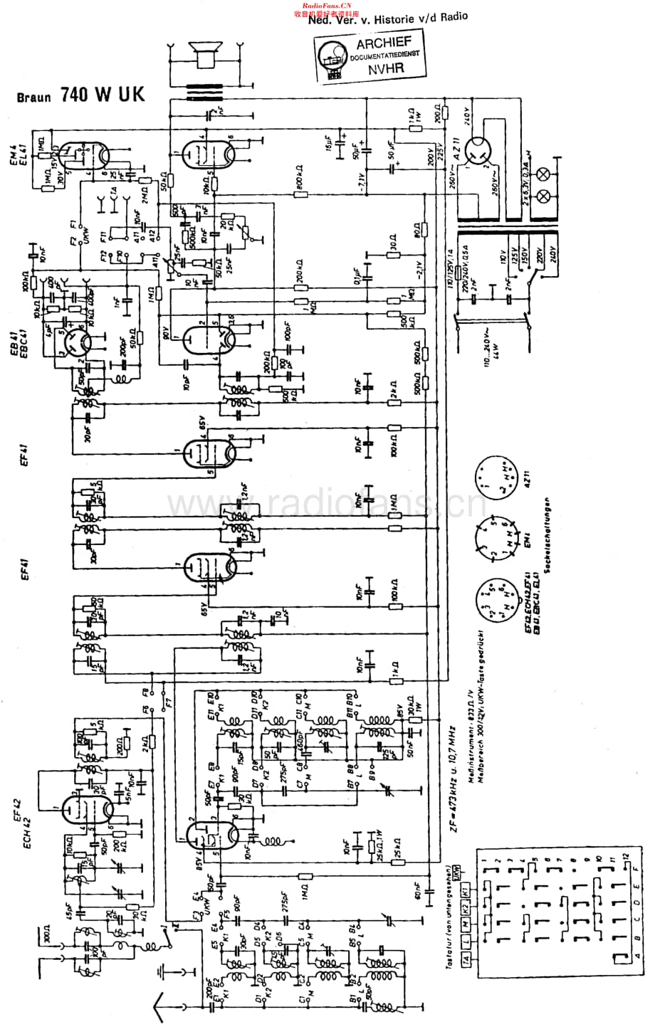 Braun_740WUK维修电路原理图.pdf_第1页