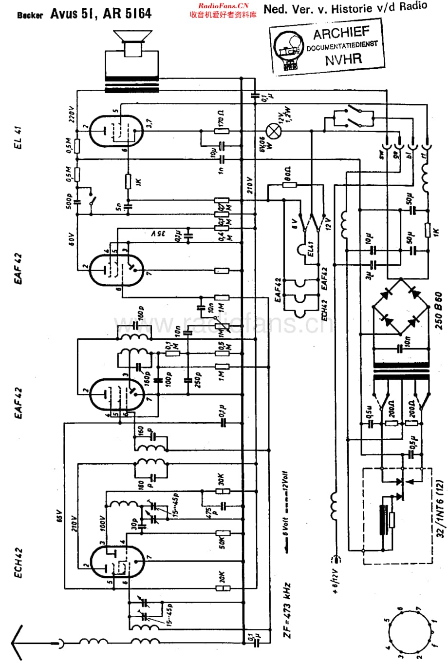 Becker_AR5164维修电路原理图.pdf_第1页
