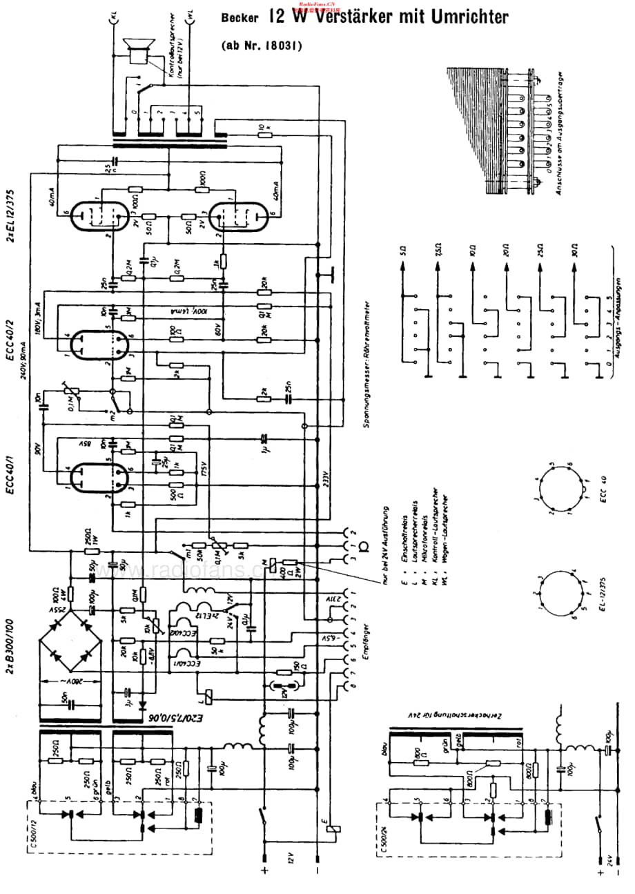 Becker_12WVerstarker维修电路原理图.pdf_第2页
