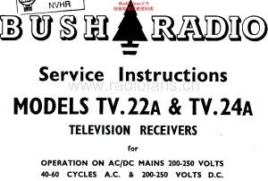 Bush_TV22A维修电路原理图.pdf