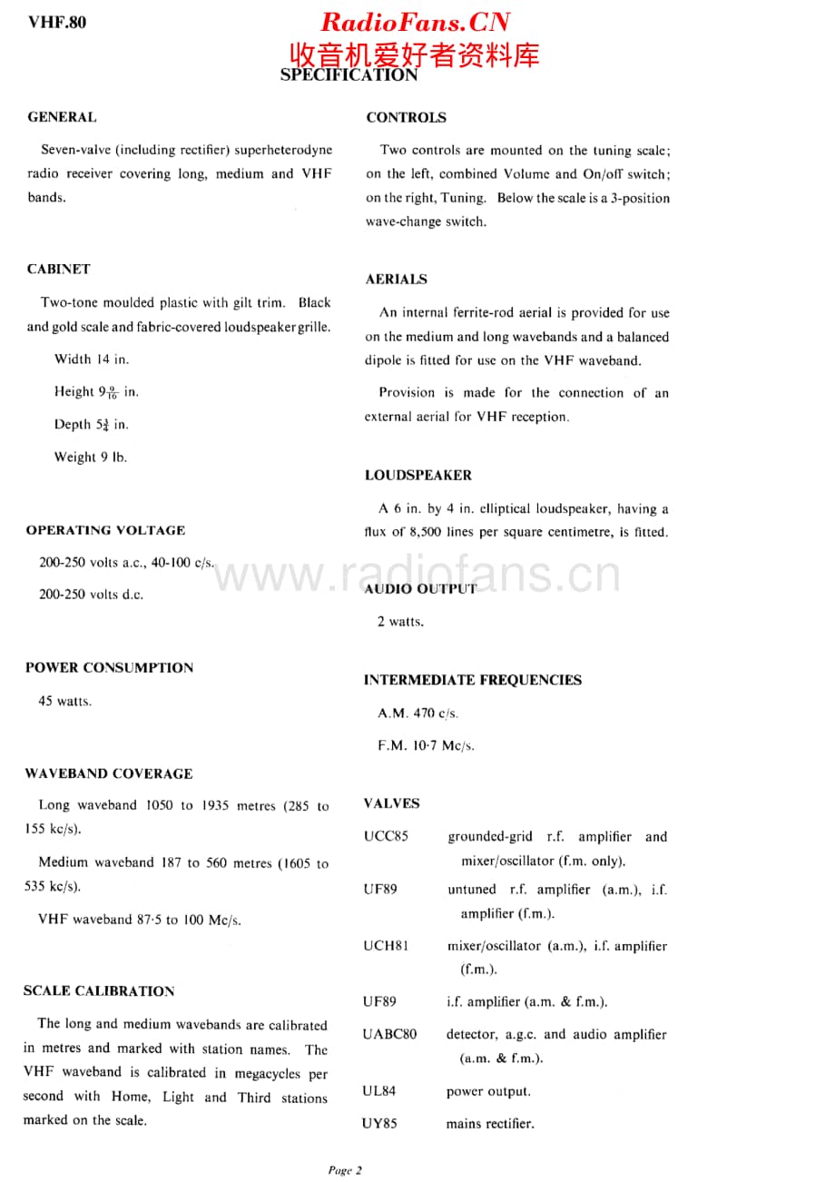 Bush_VHF80维修电路原理图.pdf_第2页