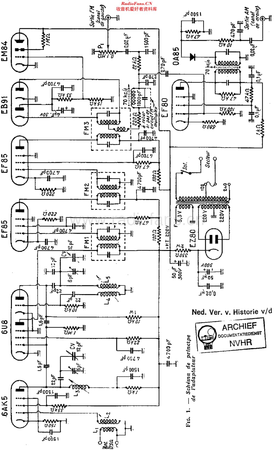 Cicor_AdaptateurMultiplex维修电路原理图.pdf_第1页