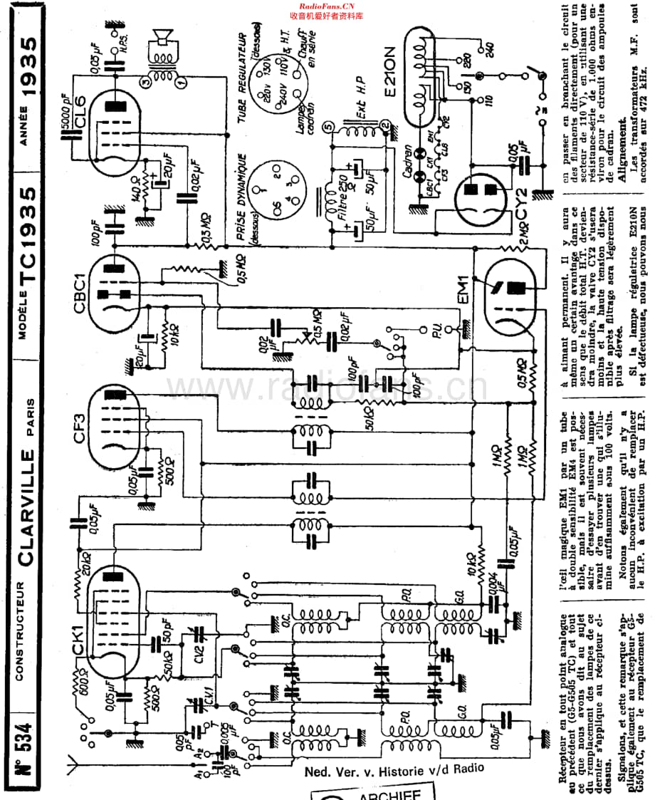 Clarville_TC1935维修电路原理图.pdf_第1页