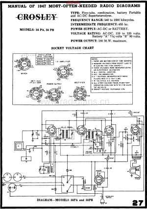 Crosley_56PA维修电路原理图.pdf
