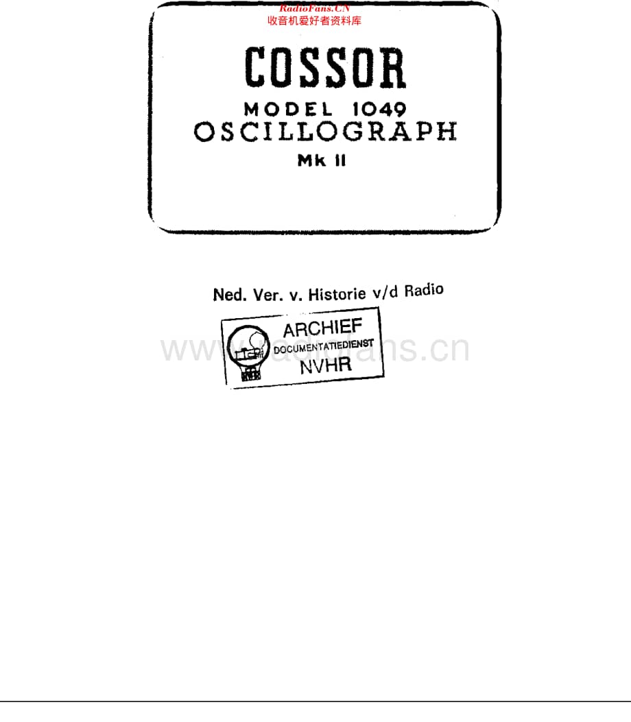 Cossor_1049MkII维修电路原理图.pdf_第1页
