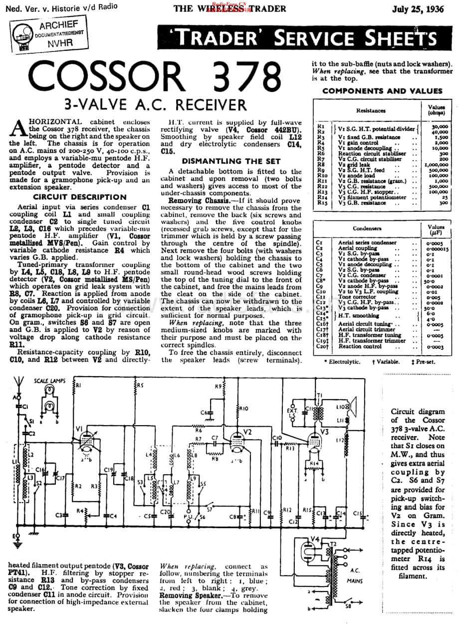 Cossor_378维修电路原理图.pdf_第1页