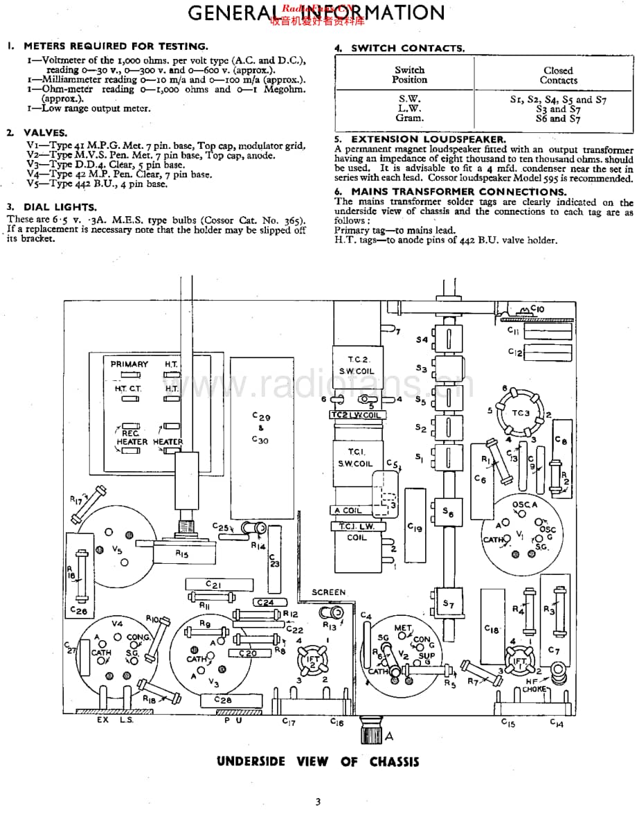 Cossor_374维修电路原理图.pdf_第3页