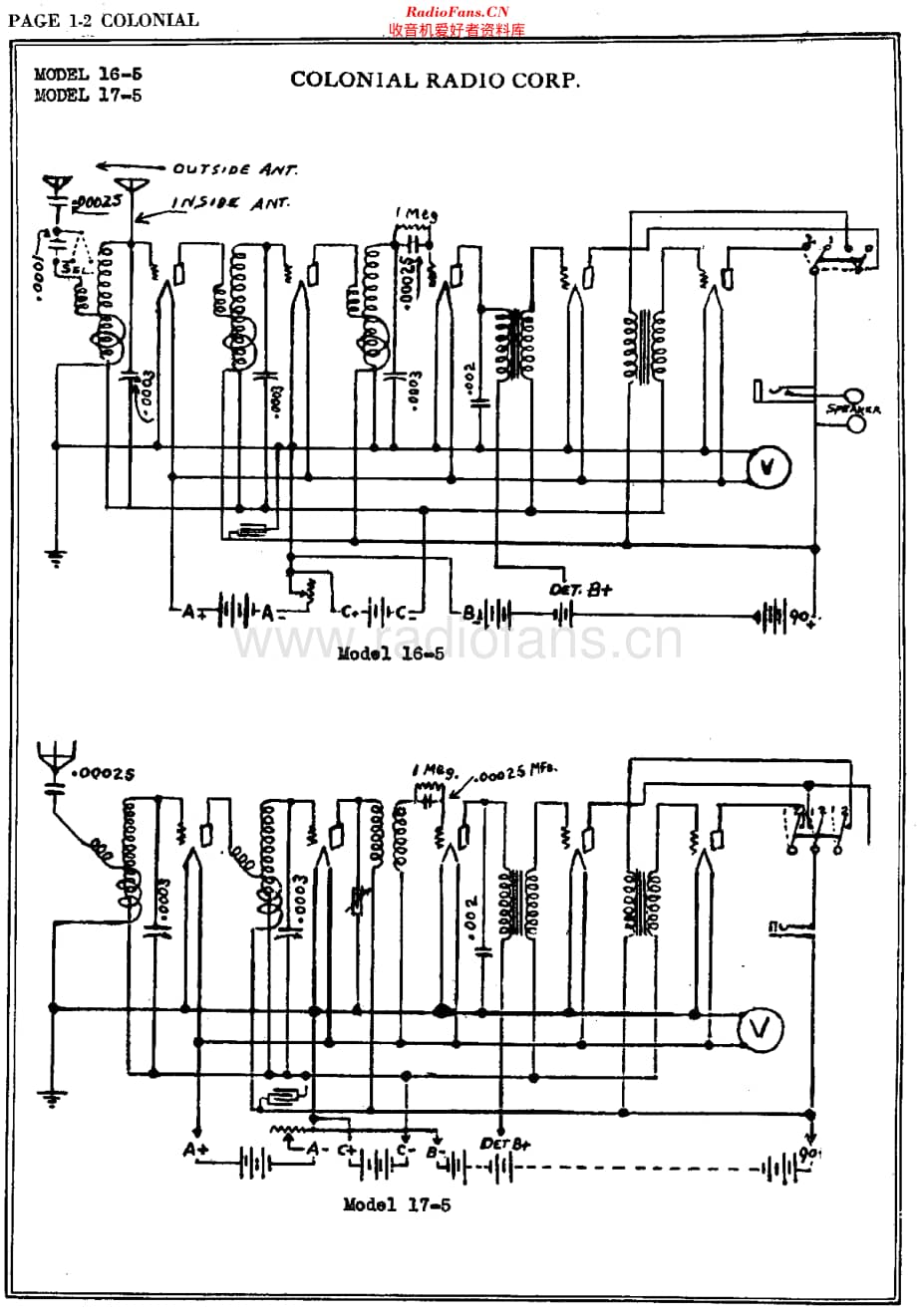 Colonial_16维修电路原理图.pdf_第1页