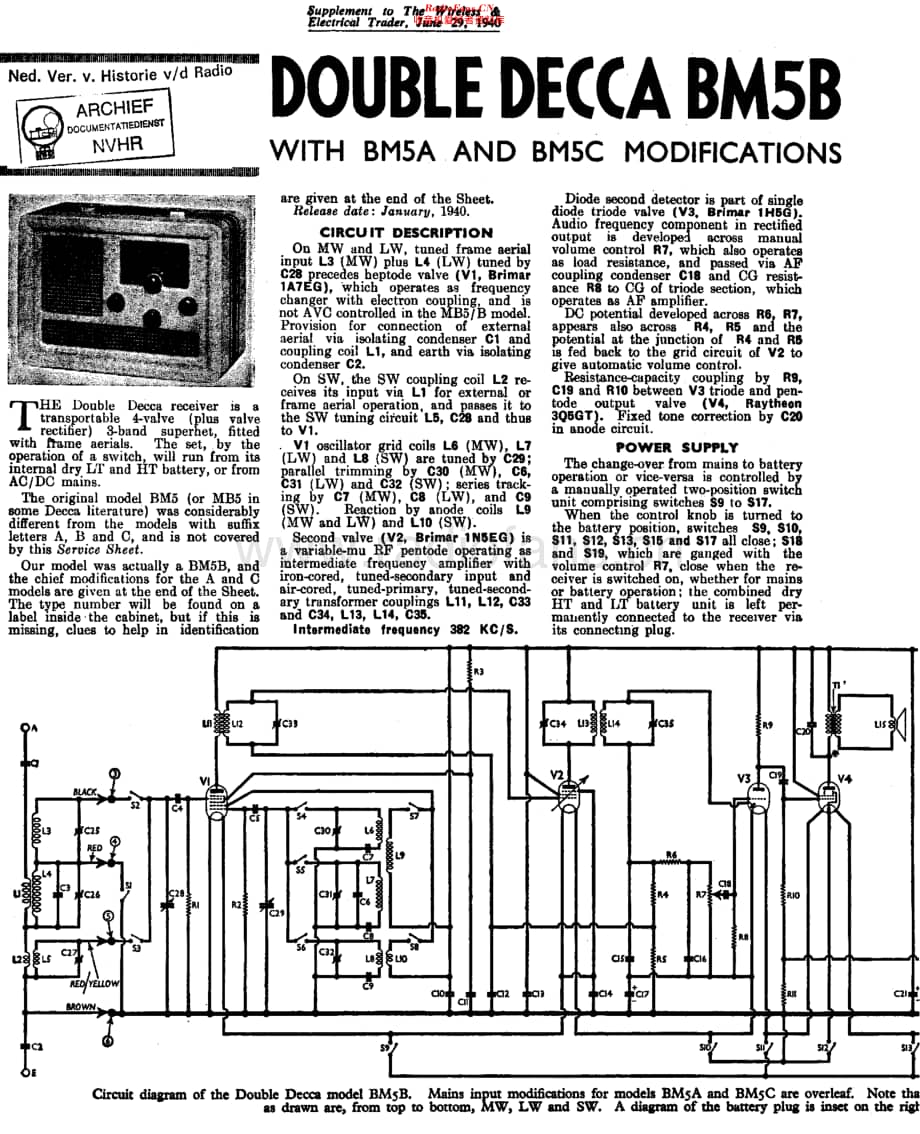 Decca_BM5A维修电路原理图.pdf_第1页