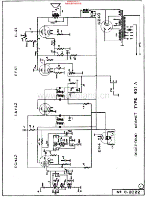 Desmet_631维修电路原理图.pdf