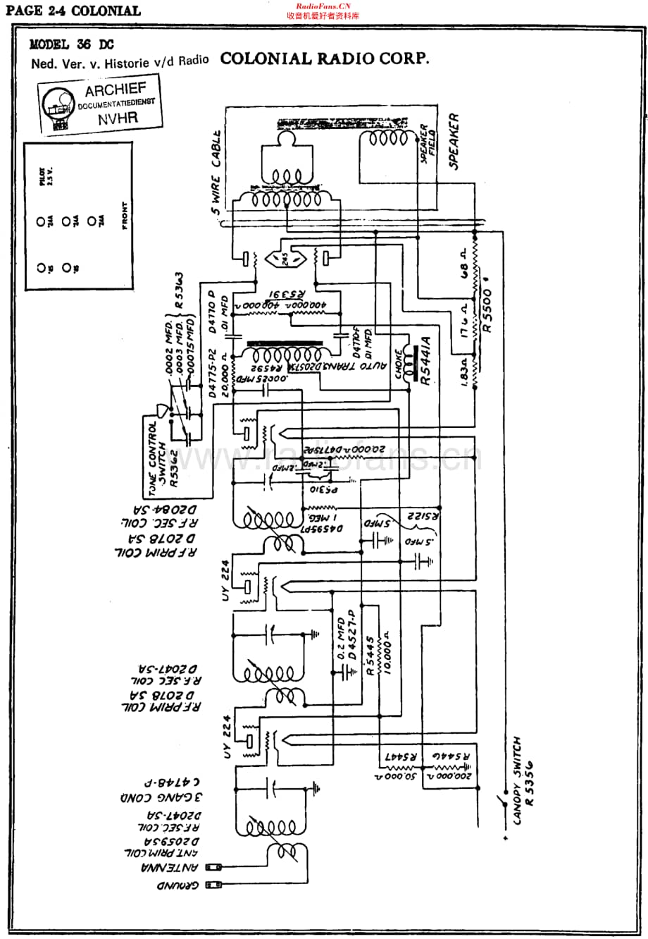 Colonial_36AC维修电路原理图.pdf_第1页